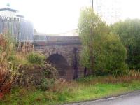 Cartsburn Viaduct looking east on the Princes Pier line<br><br>[Graham Morgan 25/10/2006]