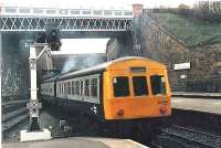 A repainted 101 departs for Dunblane<br><br>[Brian Forbes /02/1989]