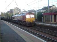 66217 heading for Hunterston with coal empties<br><br>[Graham Morgan 01/11/2006]