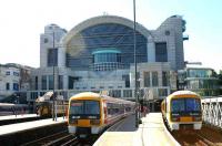 Charing Cross station in July 2003.<br><br>[Ian Dinmore /07/2003]