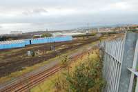 Further progress on clearing the site of the Cowlairs Carriage Sidings and Turkey Red Dye Sidings at Cowlairs.<br><br>[Ewan Crawford 04/11/2006]