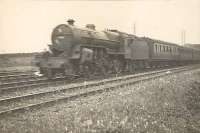 Glasgow - Largs Express at Arkleston. Mogul 2807. Circa 1938.<br><br>[G H Robin collection by courtesy of the Mitchell Library, Glasgow //1938]