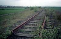 Looking to the closed Linwood Car Plant near Walkinshaw South Junction.<br><br>[Ewan Crawford //1988]