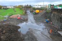 Site of the old junction for Kinross. Still pretty soggy.<br><br>[Ewan Crawford 12/11/2006]