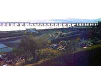 Looking southwest over Dundee West MPD and yard on 30 March 1975. The shed had closed in 1958 but was reopened in 1960 and used as a DMU depot until 1987. <br><br>[John McIntyre 30/03/1975]