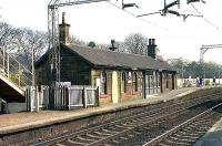 Cardross station looking east - March 1974.<br><br>[John McIntyre 26/03/1974]