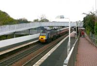 HST leaves for Kings Cross at Lunchtime. Rear unit named <i>Bonnie Prince Charlie</i>.<br><br>[Brian Forbes /11/2006]