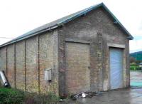 Goods shed at Bridge of Earn in October 2006 - site being cleared for redevelopment.<br><br>[Gary Straiton /10/2006]
