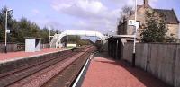 North view of Springfield. Note the low platform alongside the station house. Both platforms are covered with chips.<br><br>[Brian Forbes /09/2006]