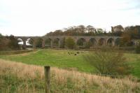 North Water Bridge viaduct on the Bervie branch looking east. November 2006.<br><br>[John Furnevel 04/11/2006]