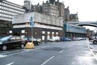 Edinburgh signalling centre in December 2006. View looking west showing the original 1977 centre nearest the camera with the 2006 IECC extension building beyond.<br><br>[John Furnevel 11/12/2006]