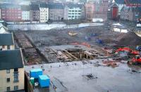Meantime, back at the Waverley Valley development....scene on 3 December 2006 with development work halted and the Canongate dig now taking up most of the site.<br><br>[John Furnevel 03/12/2006]