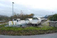 Locomotive and wagons at Rylstone Quarry, now the northern end of the former Grassington Branch near Cracoe.<br><br>[Ewan Crawford 14/11/2006]