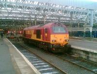 67001 in the former Motorail bays at Waverleys east end<br><br>[Paul D Kerr /12/2005]