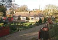 Not the station, but called Station House, Longside - view north in November 2006. It was not the station itself, this was to the west of station and over bridge. It has been substantially rebuilt since this photograph was taken.<br><br>[John Furnevel 06/11/2006]