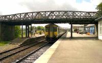 Service to the far north preparing to leave Dingwall on 15 August 1989.<br><br>[John McIntyre 15/08/1989]