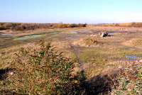 Not a lot left. Looking north at Cotgrave Colliery. The track is still in place to within a short distance of the site.<br><br>[Ewan Crawford 18/11/2006]