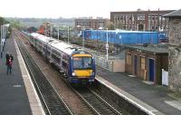 Edinburgh - Markinch service arriving at its destination on 20 October, shortly after the commencement of work on the creation of new interchange facilities.<br><br>[John Furnevel 20/10/2006]