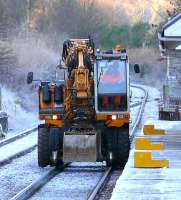 Rail digger - close up. double manned.<br><br>[Brian Forbes 18/12/2006]