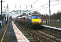 Down ECML express passing through Longniddry on 27 December.<br><br>[John Furnevel /12/2006]