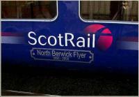 Side of First ScotRail North Berwick line unit no 322481 preparing to leave Edinburgh Waverley station for the east coast on 28 December 2006.<br><br>[John Furnevel 28/12/2006]