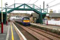 Waverley - North Berwick service arriving at Drem in December 2006.<br><br>[John Furnevel /12/2006]