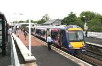 Northbound train calling at Inverkeithing in June 2006. <br><br>[John Furnevel 19/06/2006]