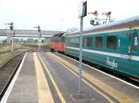 Waiting to leave Great Yarmouth for Norwich and Liverpool Street in July 2002.<br><br>[Ian Dinmore 20/07/2002]