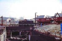 Coal train on the electrified NCB Westoe complex, South Shields.<br><br>[Ian Dinmore //]