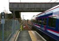 Waverley - Newcraighall shuttle leaving Brunstane on 27 December.<br><br>[John Furnevel /12/2006]