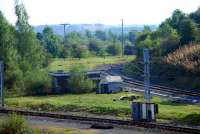 The Brunthill Branch Siding runs off to the south-west to connect to the former Waverley Route at Stainton Junction. This provided access to the yard for down trains from the Waverley route which could continue their journey via the NB Gretna line.<br><br>[Ewan Crawford 27/09/2006]
