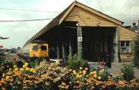 The old Weymouth station in 1983... with flowers.<br><br>[Ian Dinmore 15/08/1983]