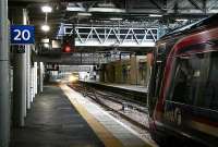 Looking east along the new platform 20 on 28 December.<br><br>[John Furnevel 28/12/2006]