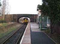 Preston - Ormskirk service arriving at Croston on 9 January 2007.<br><br>[John McIntyre 9/01/2007]