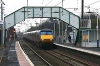 Down ECML express passing Longniddry on 27 December.<br><br>[John Furnevel /12/2006]