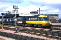 A British Rail InterCity 125, about to leave Bristol Temple Meads station in 1985 with a service to London Paddington.<br><br>[John McIntyre //1985]