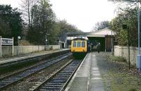 DMU at Hall Green on the Stratford - Upon - Avon line from Snow Hill.<br><br>[Ian Dinmore //]