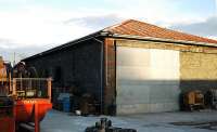 Newton Stewart goods shed, looking east.<br><br>[Ewan Crawford 17/10/2004]
