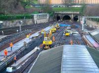 View west from Waverley Bridge, Sunday 21 January 2007.<br><br>[John Furnevel 21/01/2007]