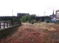 <h4><a href='/locations/P/Partick_Central'>Partick Central</a></h4><p><small><a href='/companies/G/Glasgow_Central_Railway'>Glasgow Central Railway</a></small></p><p>Looking west towards Partick Central in 1981. The station building sits above track level on Benalder Streeet and the River Kelvin is on the left. 3/16</p><p>25/09/1981<br><small><a href='/contributors/Alistair_MacKenzie'>Alistair MacKenzie</a></small></p>