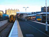 Haymarket platforms 0 and 1 on 20 January, with terminating services at both.<br><br>[John Furnevel /01/2007]