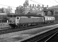 50010 with an engineers inspection saloon at Preston in 1974.<br><br>[John McIntyre //1974]