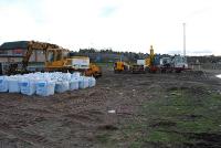 Plant and equipment in the goods yard at Montrose.<br><br>[Ewan Crawford 27/01/2007]