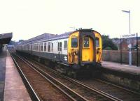 A BR 4-CEP unit stands at Canterbury East in 1975.<br><br>[John McIntyre /07/1975]