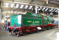 Inside Barrow Hill roundhouse in November 2006.<br><br>[Ewan Crawford 19/11/2006]