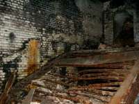 The exit stairwell from the Glasgow bound platform at Botanic Gardens in July 2006.<br><br>[Colin Harkins 09/07/2006]