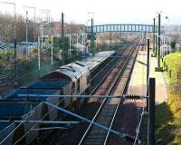 Northbound coal empties through Wallyford in February 2007.<br><br>[John Furnevel 21/02/2007]