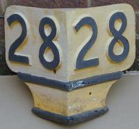 LNER 28 Milepost.<br><br>[Alistair MacKenzie 30/01/1980]