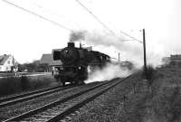 Westbound freight near Bunde in 1976.<br><br>[John McIntyre //1976]