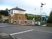 Haydon Bridge station and SB in October 2006.<br><br>[John McIntyre /10/2006]